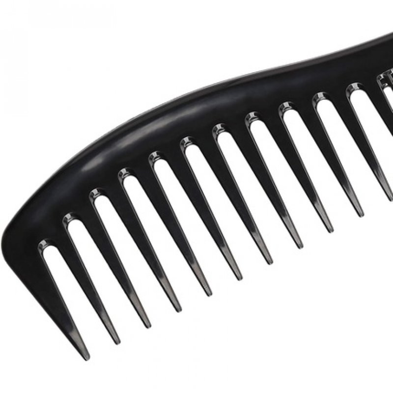 T4B KASHOKI Tomoko Comb with Coarse and Double Row Teeth for Natural Curls and Perm 19cm