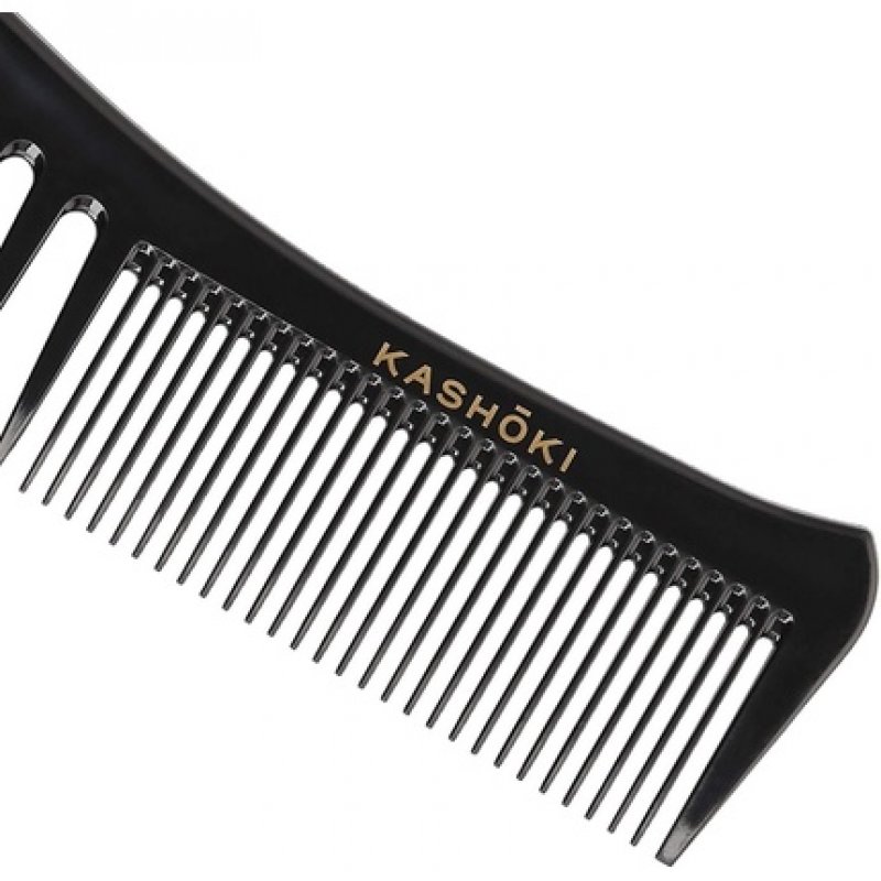 T4B KASHOKI Tomoko Comb with Coarse and Double Row Teeth for Natural Curls and Perm 19cm