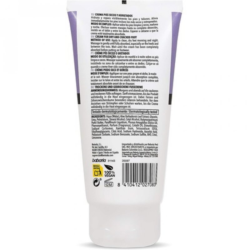 Aloe Cream for Dry and Cracked Feet 150ml