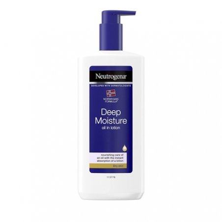 Neutrogena with oil deep moisturizing body lotion dry skin 400 ml