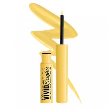 NYX Professional Makeup Vivid Brights Liquid Liner Smear-Resistant Eyeliner Had Me At Yellow 03