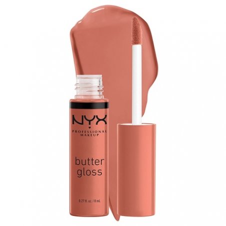 NYX Professional Makeup Butter Gloss Brown Sugar Non-Sticky Lip Gloss 0.27 Fl Oz - Sugar High