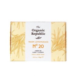 Hygiene The Organic Republic Unisex Jabon Lemongrass 100 Gr