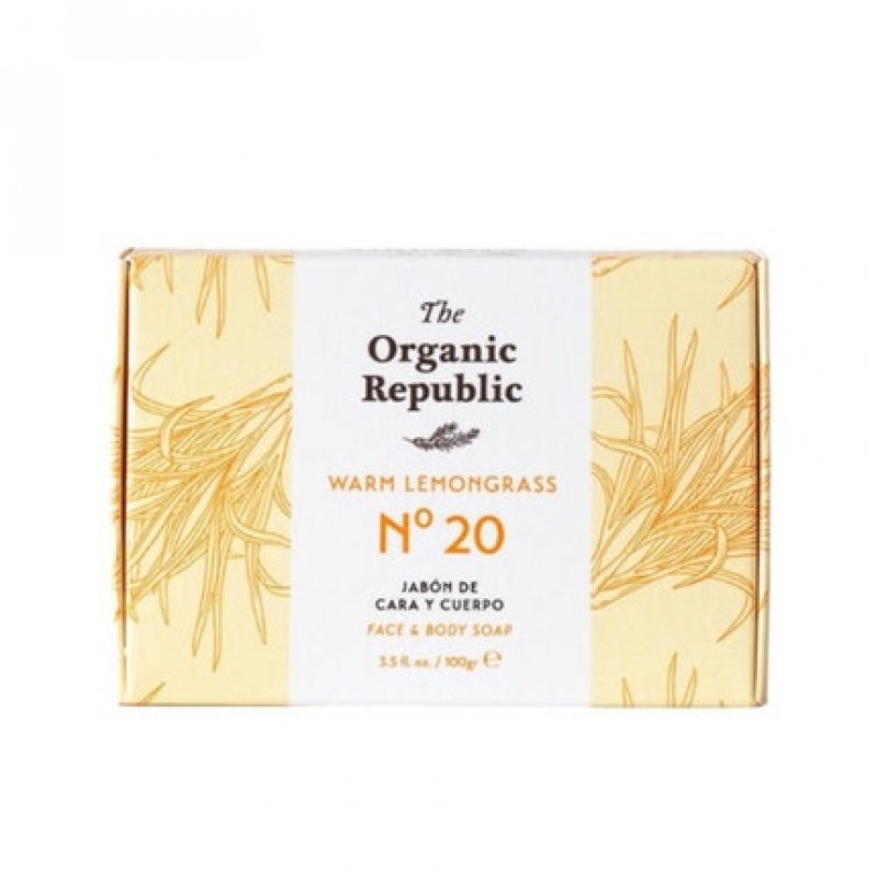 Hygiene The Organic Republic Unisex Jabon Lemongrass 100 Gr