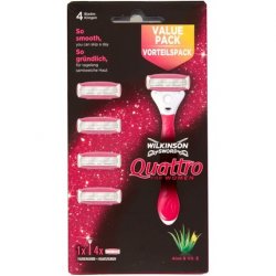 Wilkinson Sword Quattro For Women Plus 4 Blades