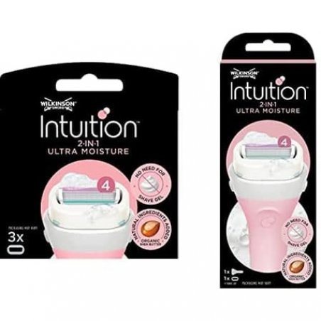 Wilkinson Sword Intuition Ultra Moisture For Women Razor Handle 4 Blade