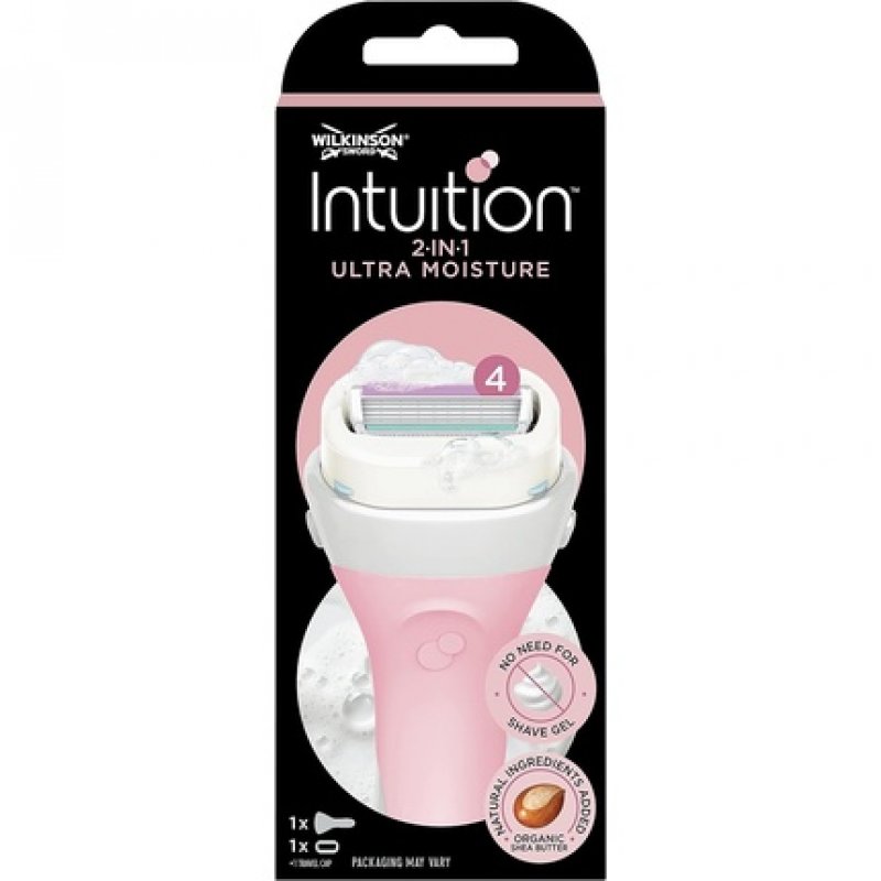 Wilkinson Sword Intuition Ultra Moisture For Women Razor Handle 4 Blade