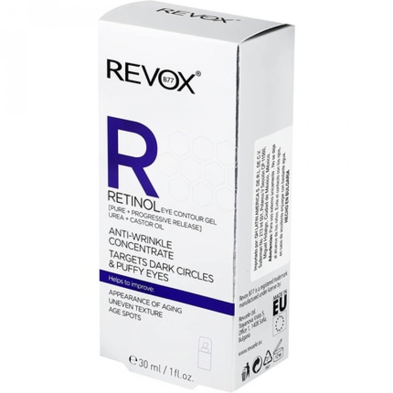 Revox Retinol Eye Gel Anti Wrinkle Concentrate for Dark Circles and Puffy Eyes 30ml