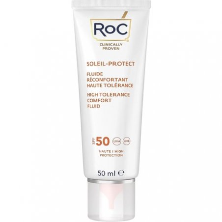 RoC Soleil-Protect High Tolerance Comfort Fluid SPF 50 UVA/B Protection Face Moisturizer 50ml