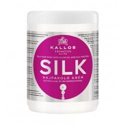 Kallos KJMN Silk with Olive oil and Silk protein 1000ml masque pour cheveux Unisexe