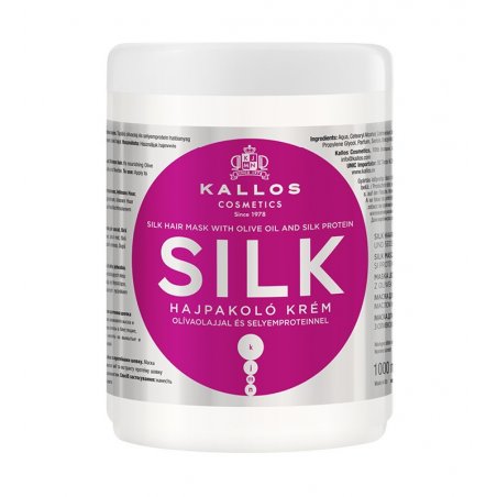 Kallos KJMN Silk with Olive oil and Silk protein 1000ml hair mask Unisex