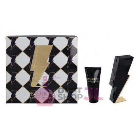 Carolina Herrera Bad Boy Set (Eau De Toilette 100ml Shower Gel 100ml) for Men
