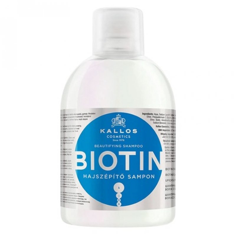 Kallos KJMN Biotin Shampoo for Beautiful Hair 1000ml