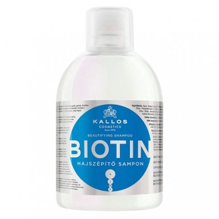 Kallos KJMN Biotin Shampoo for Beautiful Hair 1000ml