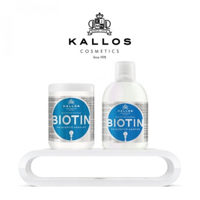 Kallos KJMN Biotin Shampoo for Beautiful Hair 1000ml