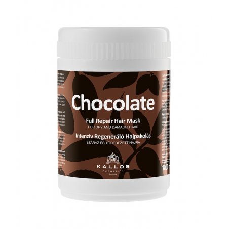 Kallos Chocolate Full Repair Hair Mask 1000ml masque pour cheveux Femmes