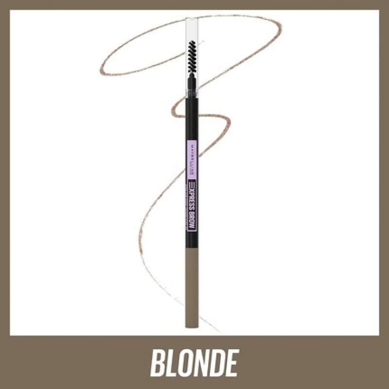 Maybelline Express Brow Ultra Slim Defining Natural Fuller Looking Brows Eyebrow Pencil 01 Blonde 1 Count