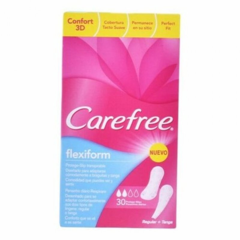 Flexible Pantyliner Flexiform Carefree Carefree 30 Pieces - Pack of 30
