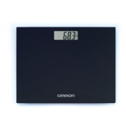 OMRON HN289 Digital Personal Scale with Large LCD Display and Non-Slip Feet Black