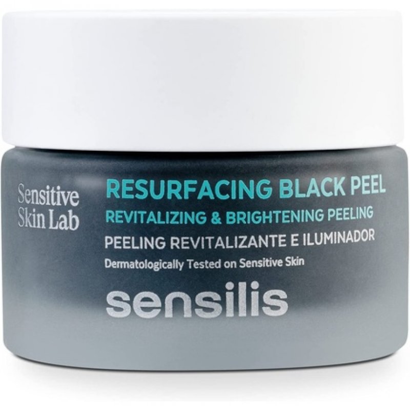 Sensilis Resurfacing Black Peel Vitalizing and Invigorating Peel for Dry, Mixed and Oily Skin 50ml