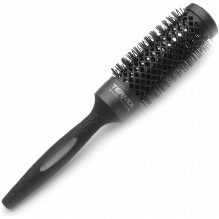 Termix Evolution Plus Hairbrush for Thick Hair with Ionized Bristles Black 32mm
