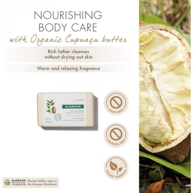 Klorane Cupuaçu Flower Cream Soap 100g
