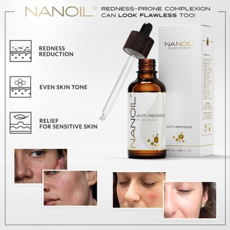 Nanoil Couperose Face Serum Reducing Redness and Sensitivity for an Ideal Complexion