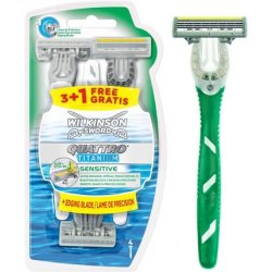 Wilkinson Sword Quattro Titanium Sensitive Disposable Razor