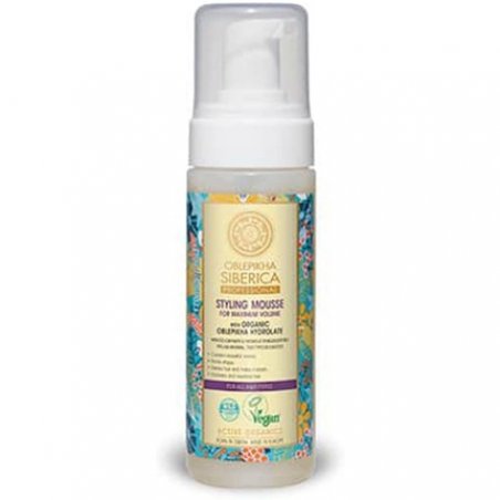 Natura Siberica Sulfate-Free Shampoo with Hydrolat and Organic Yellow for Curly and Wavy Hair Fine Curls