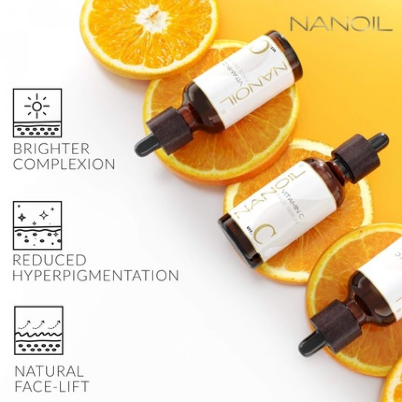 Nanoil Vitamin C Face Serum 50ml - Brightening Illuminating Rejuvenating