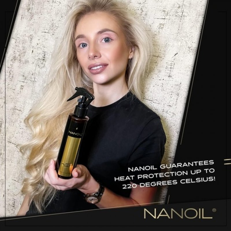 Nanoil Hair Styling Spray 200ml - Easy Hair Styling, Fixing, Care, Protection and Shine