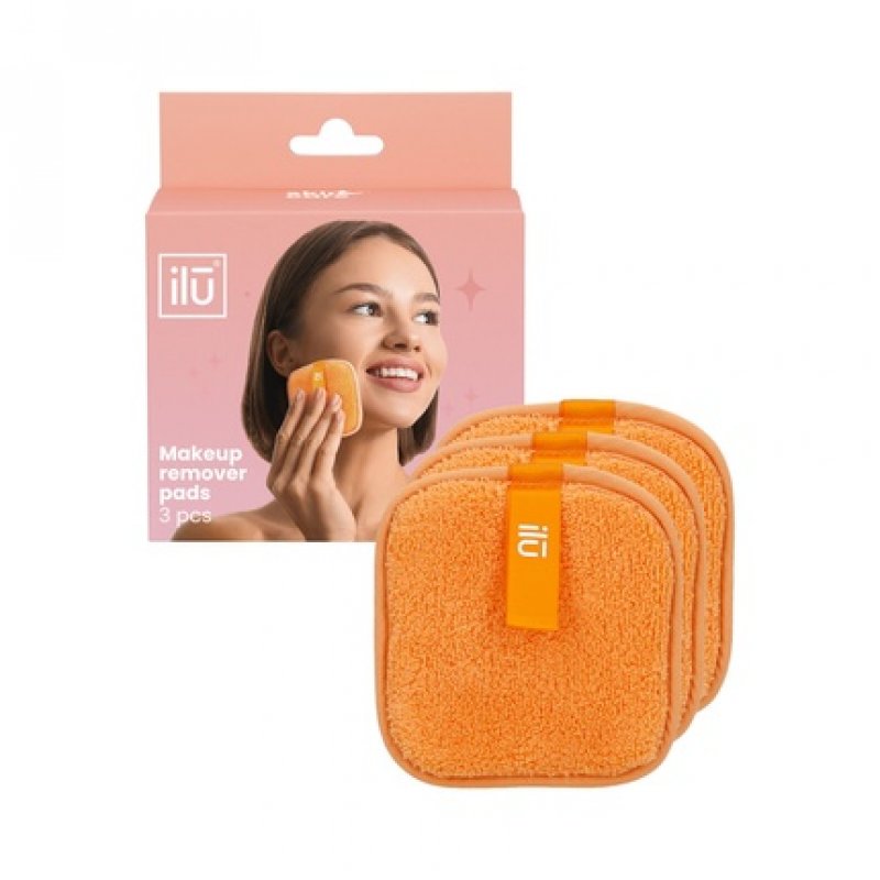 ilu Makeup Remover Pads Orange 3 Pack