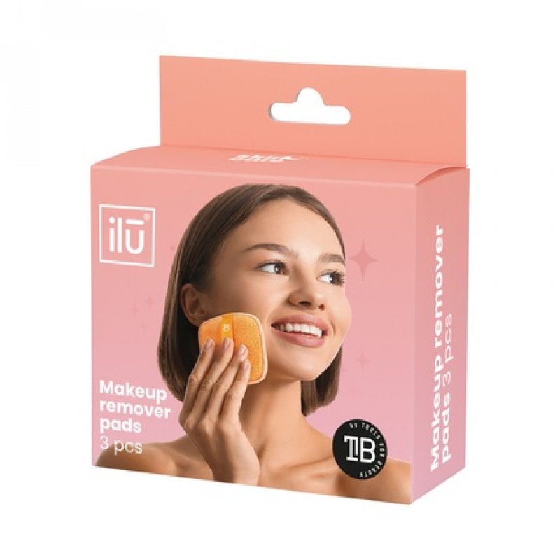 ilu Makeup Remover Pads Orange 3 Pack