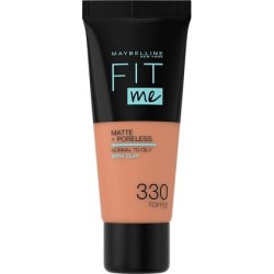 Maybelline New York Fit Me Matte & Poreless Foundation 330 Toffee 30ml