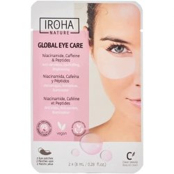 Iroha Nature Eye Patch with Nacinamide, HA, and Caffeine - Pack of 2