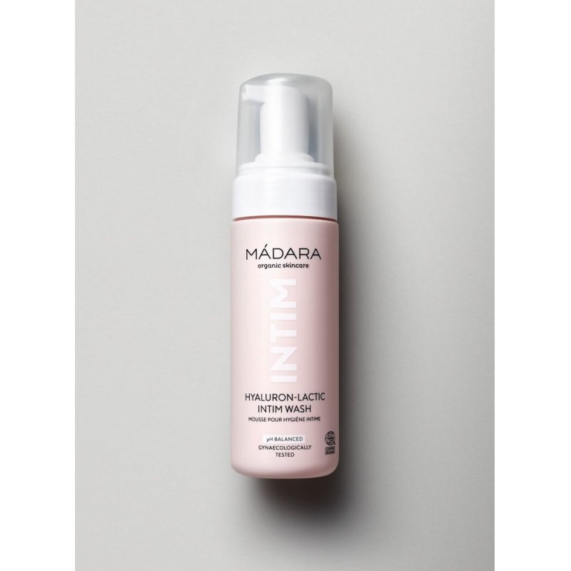 MÁDARA Cosmetics Hyaluron-Lactic Intim Wash Intimate mousse Female 150 ml 1 pc(s) Bottle