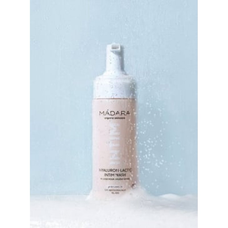 MÁDARA Cosmetics Hyaluron-Lactic Intim Wash Mousse intime Femelle 150 ml 1 pièce(s) Bouteille