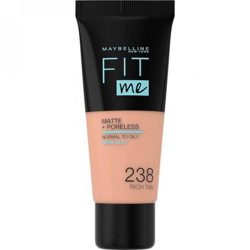 Maybelline Fit Me Matte & Poreless Foundation 238 Rich Tan 30ml