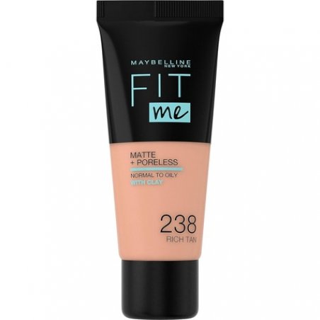 Maybelline Fit Me Matte & Poreless Foundation 238 Rich Tan 30ml