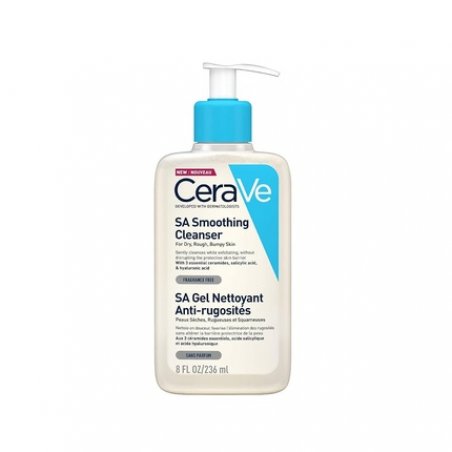 CeraVe SA Smoothing Cleanser 236ml/8oz Face and Body Wash with Salicylic Acid