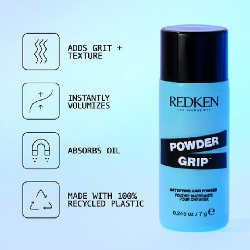 Redken Powder Grip Volume Powder for Added Body and Texture 7g