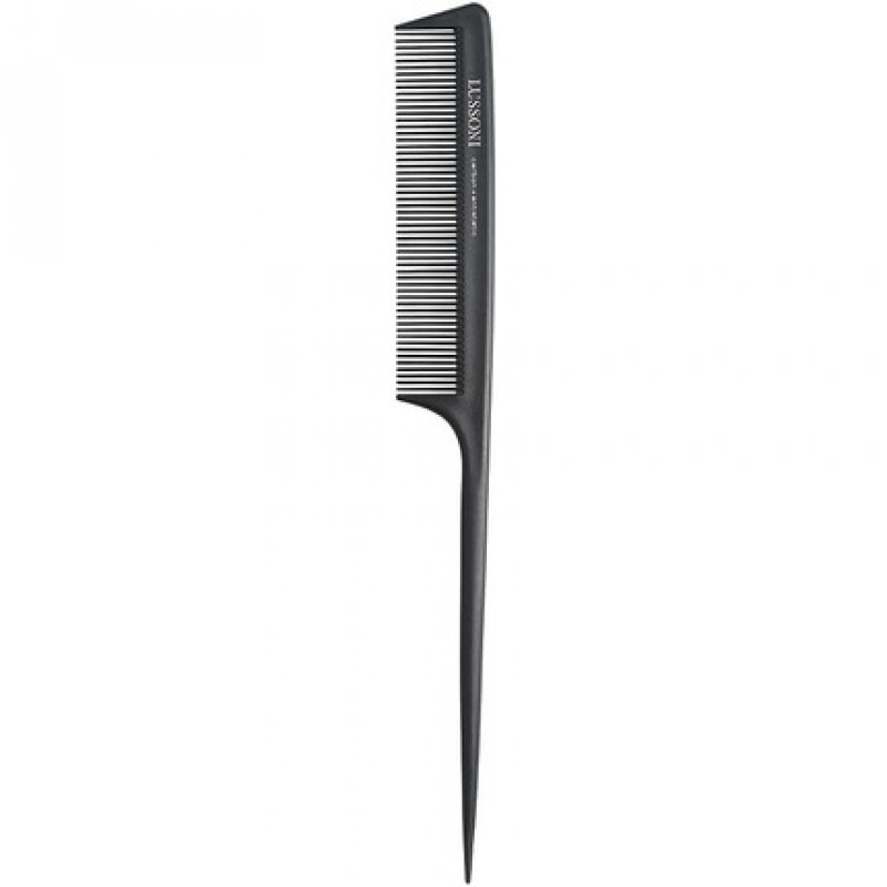 T4B LUSSONI Lift Tail Carbon Anti-Static and Break-Resistant Comb with Fine Teeth 202