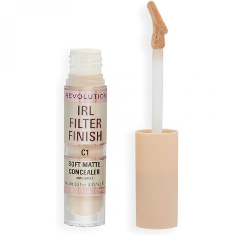 Makeup Revolution IRL Filter Finish Concealer Medium to Full Coverage C1 6g