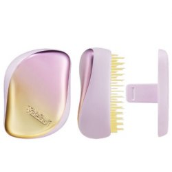 Tangle Teezer Detangling Hairbrush Compact Lilac Yellow Chrome