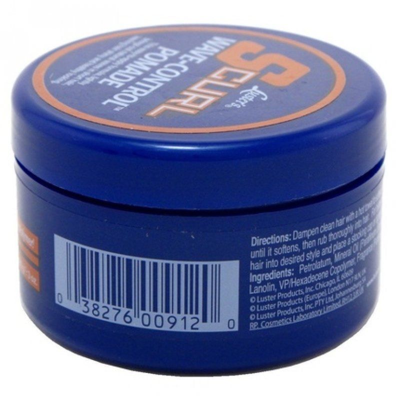 Lusters S-Curl Wave Control Pomade 3oz 88ml - Pack of 2