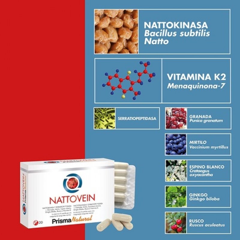 Prisma Natural Nattovein 20 Capsules 300g