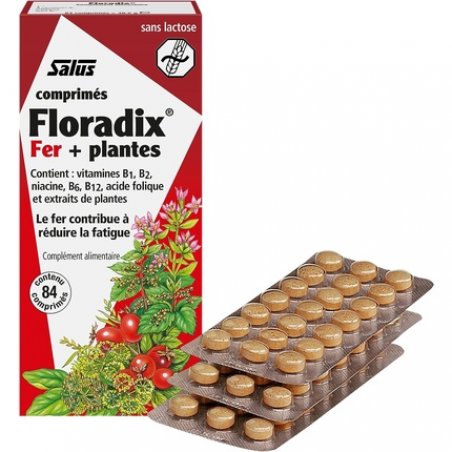 Floradix Iron Supplement Tablets 84 Tablets