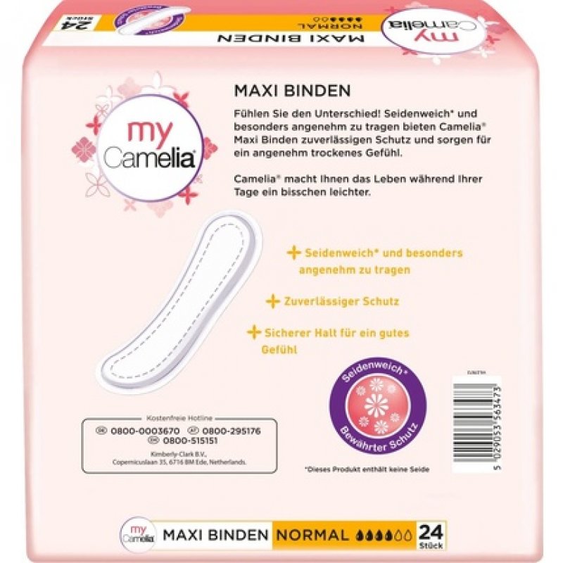 Camelia Maxi Pads Normal