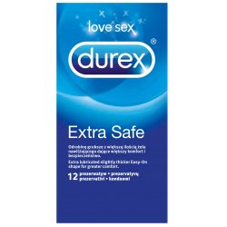 Durex Extra Safe Thick and Smooth Condoms 12 Count