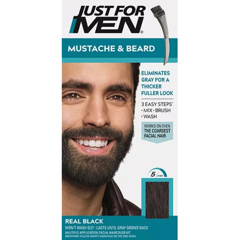 Just For Men Mustache & Beard M-55 Real Black 14g